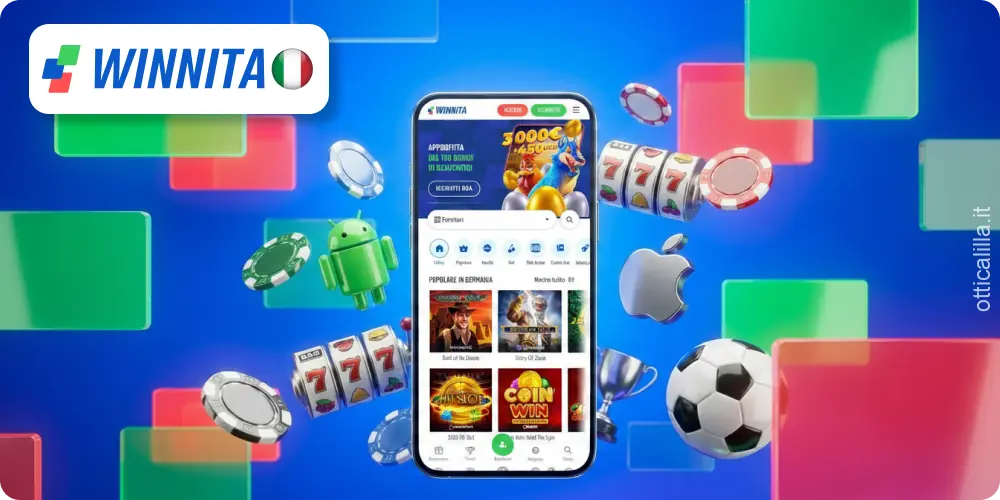 Gioca sull'app mobile Winnita per Android e iOS